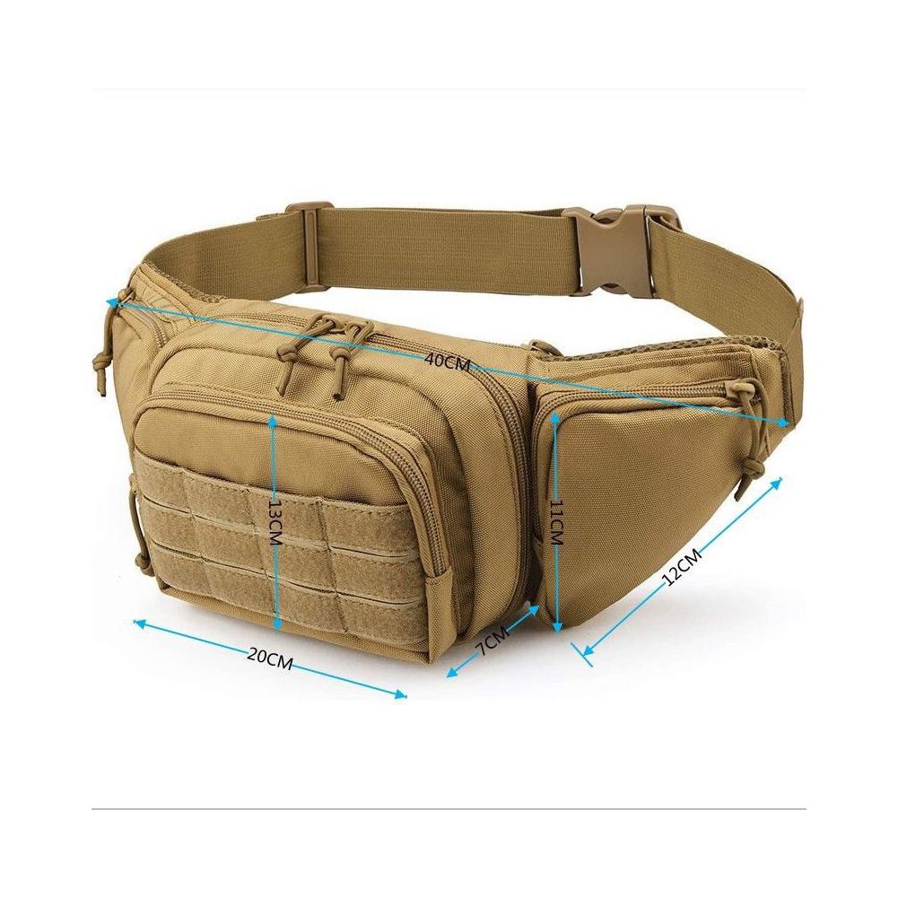 Edc Everyday Carry - Tactical Waist Pack Waterproof Hip Bag