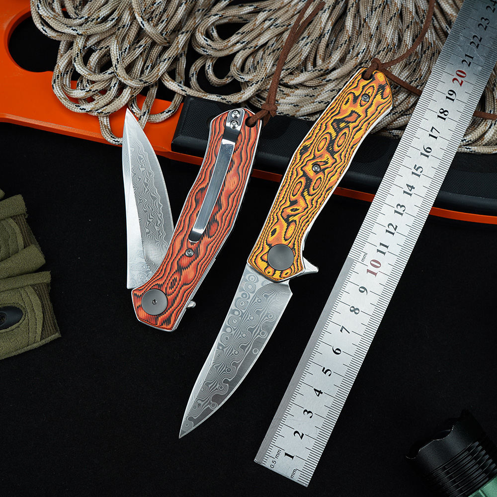 KS 4020 Damascus Knife Portabl - đánh giá và giá Edc Carry For Men
