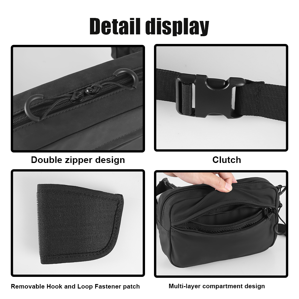 Tactical Crossbody Bag Pistol  - đánh giá và giá Edc Concealed Carry Fanny Pack