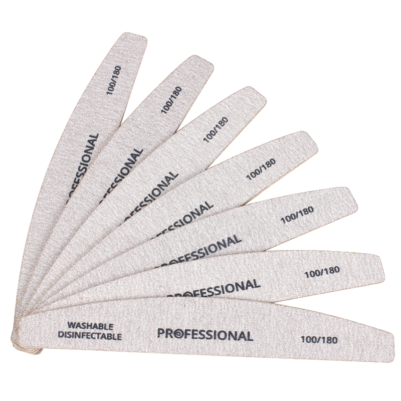 50pcs/lot Wood Sandpaper Nail  - đánh giá và giá Nail File Titanium
