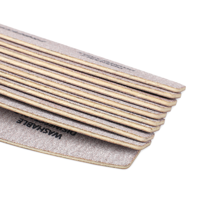 50pcs/lot Wood Sandpaper Nail  - đánh giá và giá Nail File Titanium
