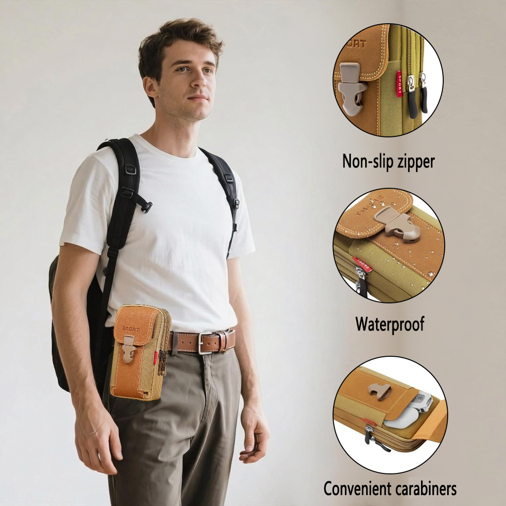 TRALOW Multi Pocket EDC Waist  - đánh giá và giá Edc Everyday Carry Bag