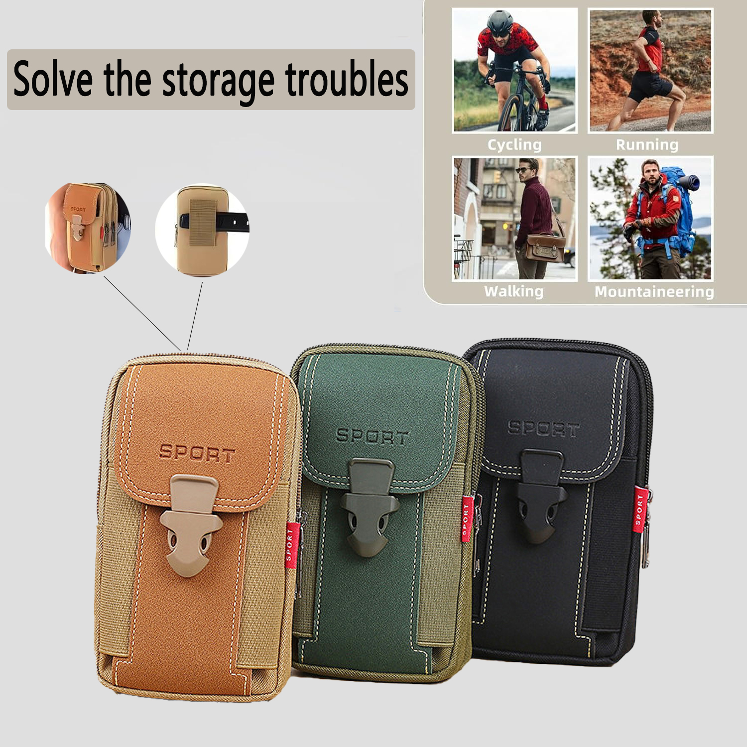 TRALOW Multi Pocket EDC Waist  - đánh giá và giá Edc Everyday Carry Bag