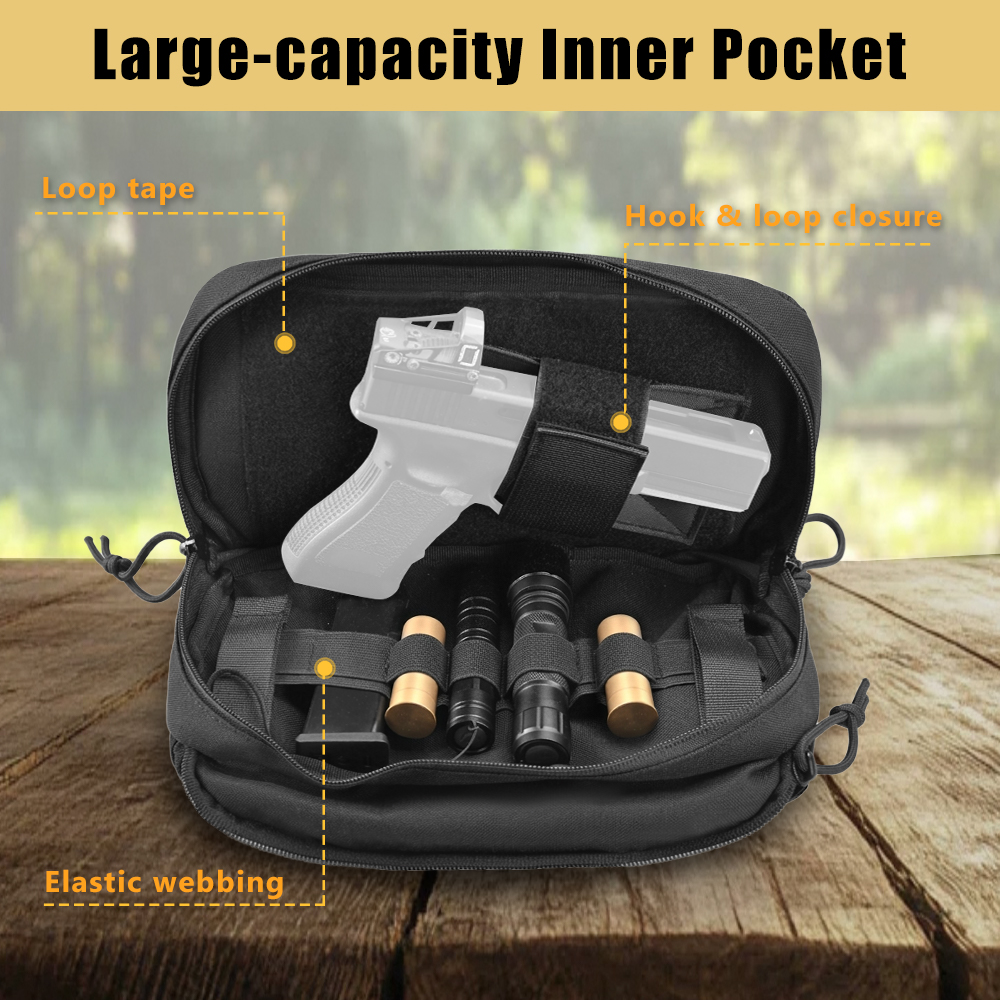 Tactical Pistol Waist Bag CCW  - đánh giá và giá Edc Concealed Carry Fanny Pack
