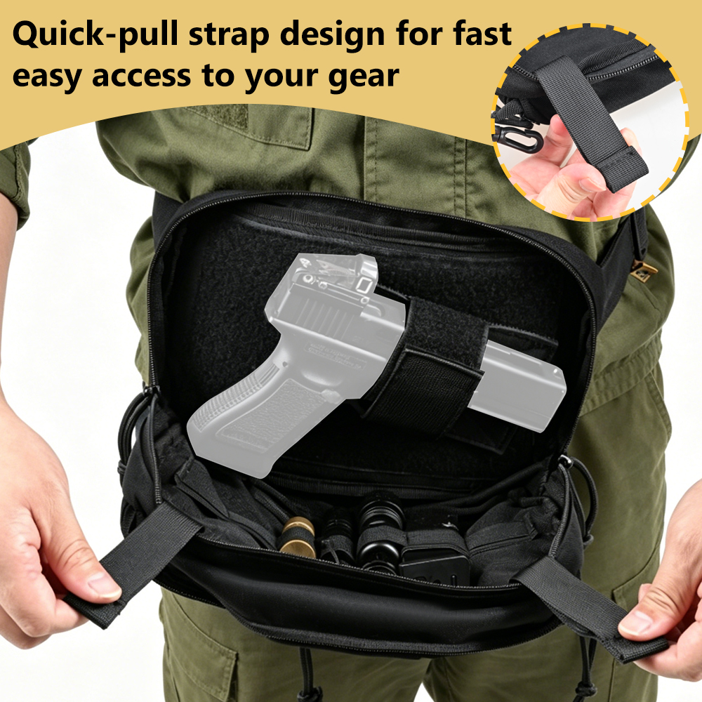 Tactical Pistol Waist Bag CCW  - đánh giá và giá Edc Concealed Carry Fanny Pack