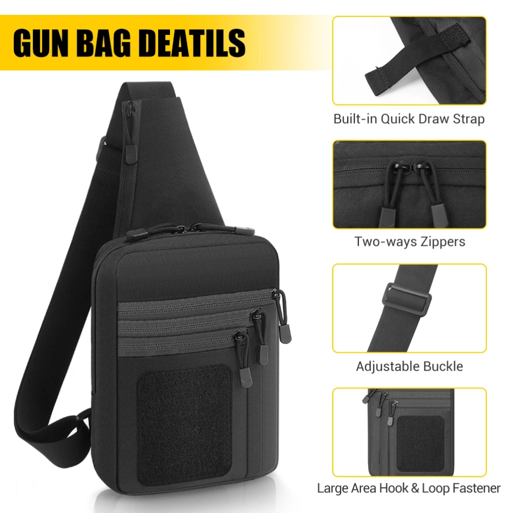 Tactical Pistol Gun Bag Concea - đánh giá và giá Edc Carry Pistols