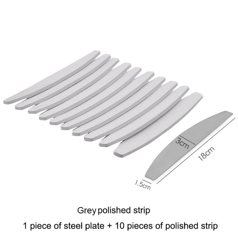 1 set (10 pcs) Pink Sponge Nai - đánh giá và giá Nail File Titanium