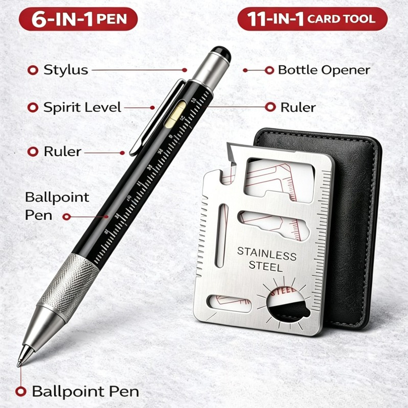 Men Gifts 6-in-1 Multitool Pen - đánh giá và giá Edc Carry For Men