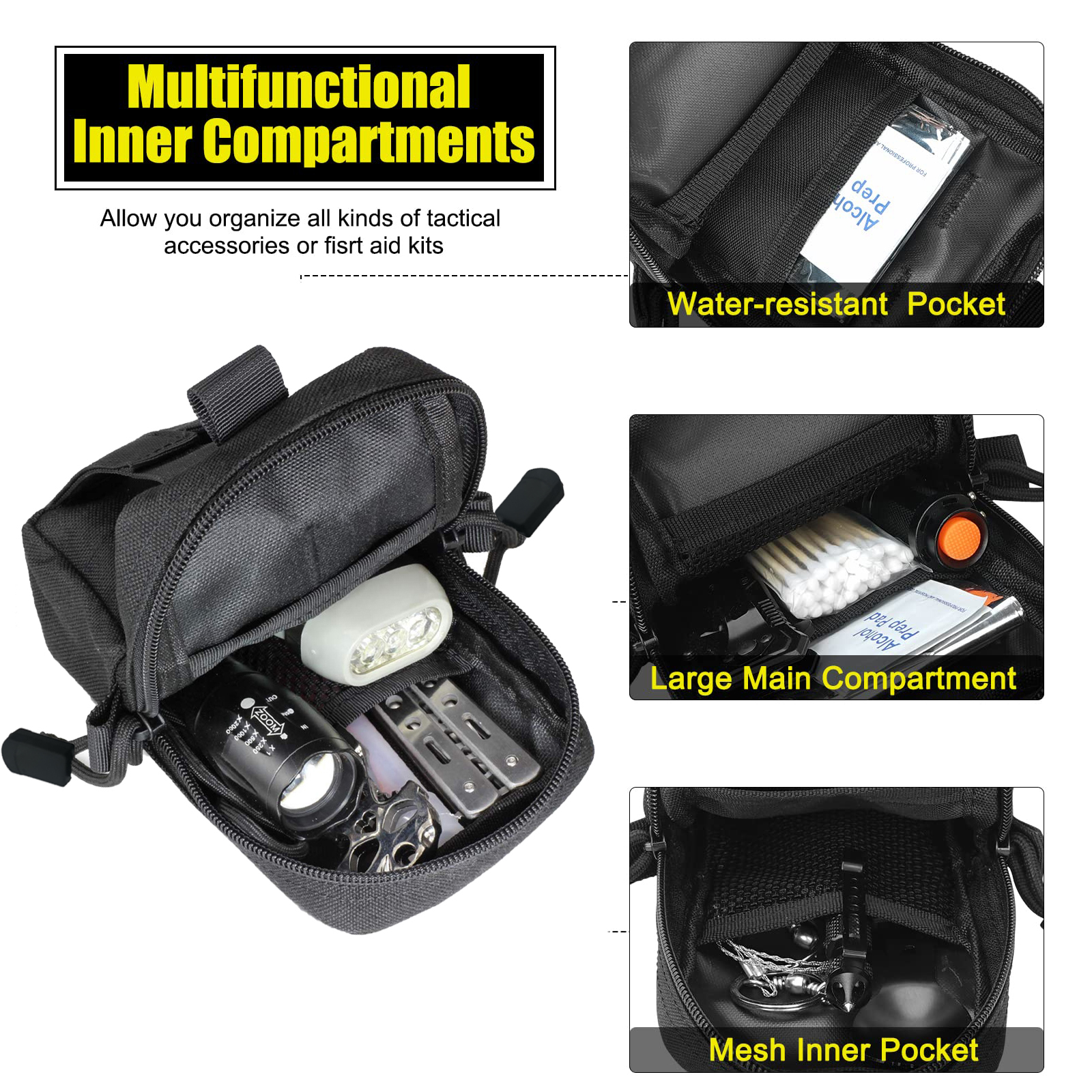 Tactical Molle Pouch Waist Bag - đánh giá và giá Edc Everyday Carry