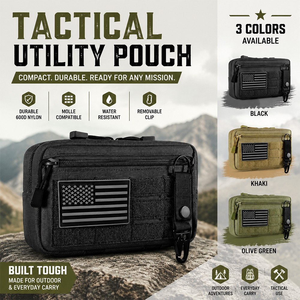 Tactical Molle EDC Pouch Outdo - đánh giá và giá Edc Everyday Carry