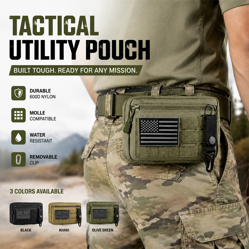 Tactical Molle EDC Pouch Outdo - đánh giá và giá Edc Everyday Carry