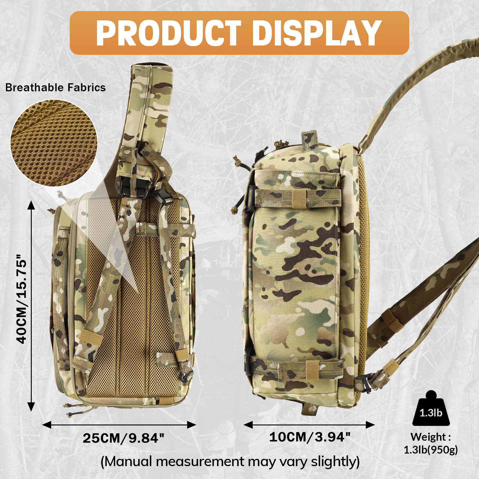 VOTAGOO 13L Tactical Sling Bag - đánh giá và giá Edc Carry For Men