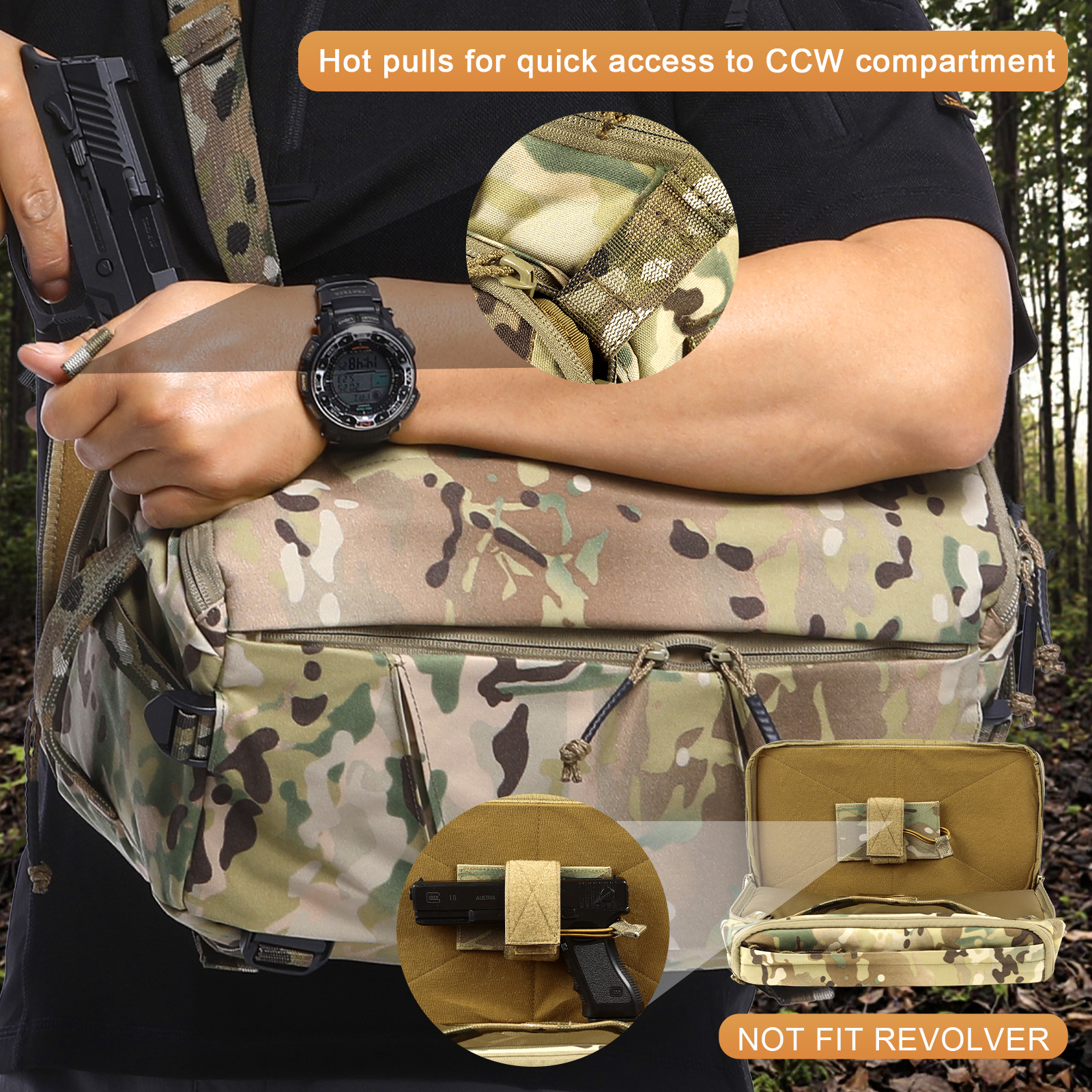 VOTAGOO 13L Tactical Sling Bag - đánh giá và giá Edc Carry For Men
