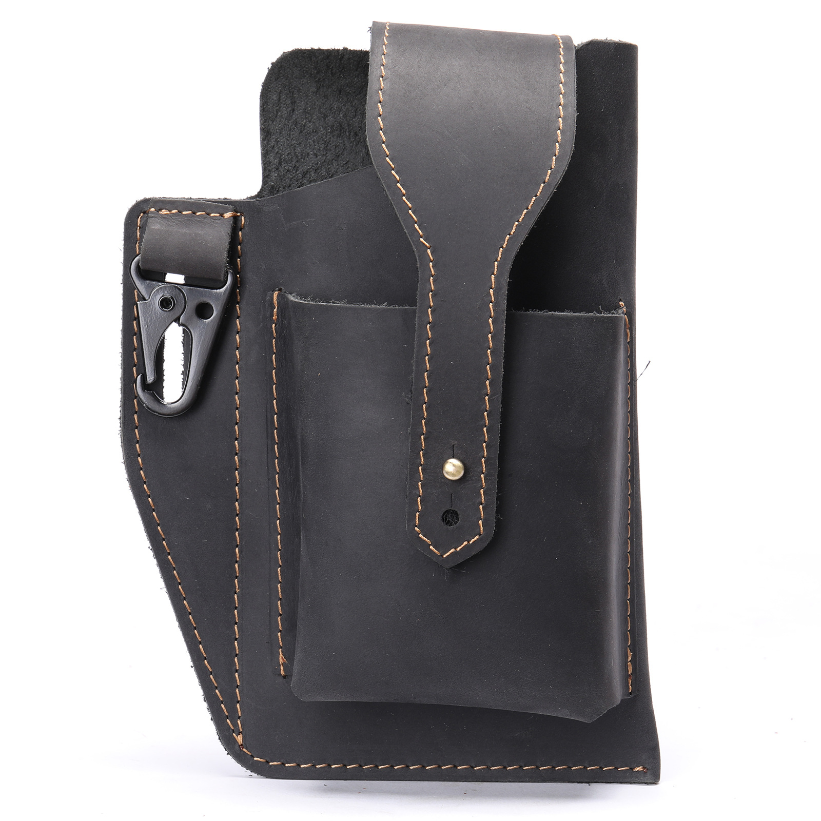 Crazy Horse Leather Phone Hols - đánh giá và giá Edc Carry For Men