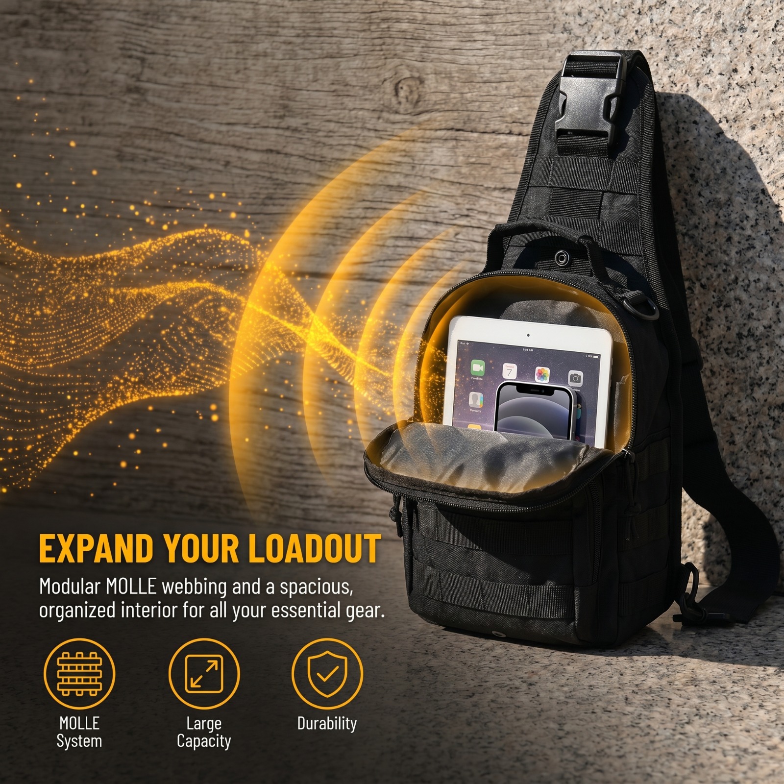 Tactical Sling Chest Pack Dura - đánh giá và giá Edc Everyday Carry Bag