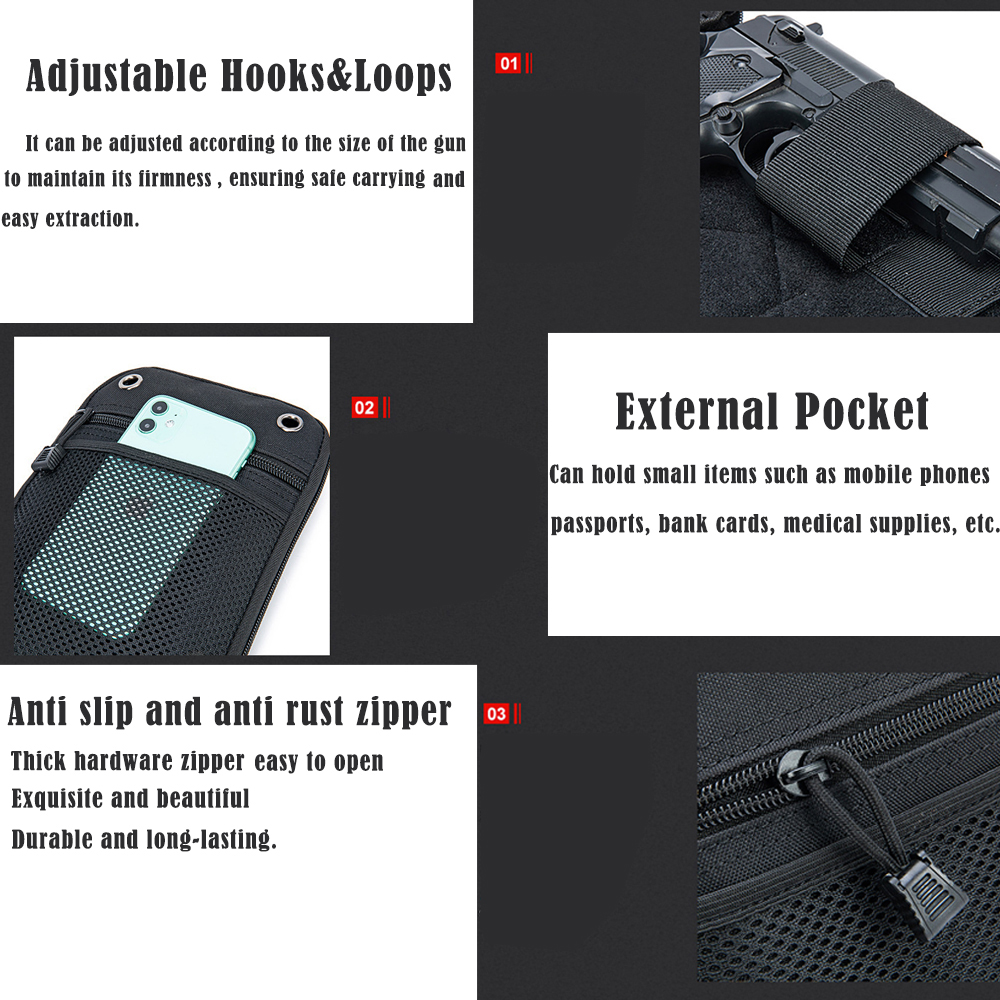 EDC Waist Pack with Hidden Hol - đánh giá và giá Edc Concealed Carry Fanny Pack