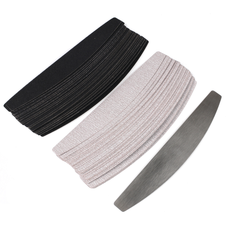 10pcs Black/Grey Removable San - đánh giá và giá Nail File Titanium