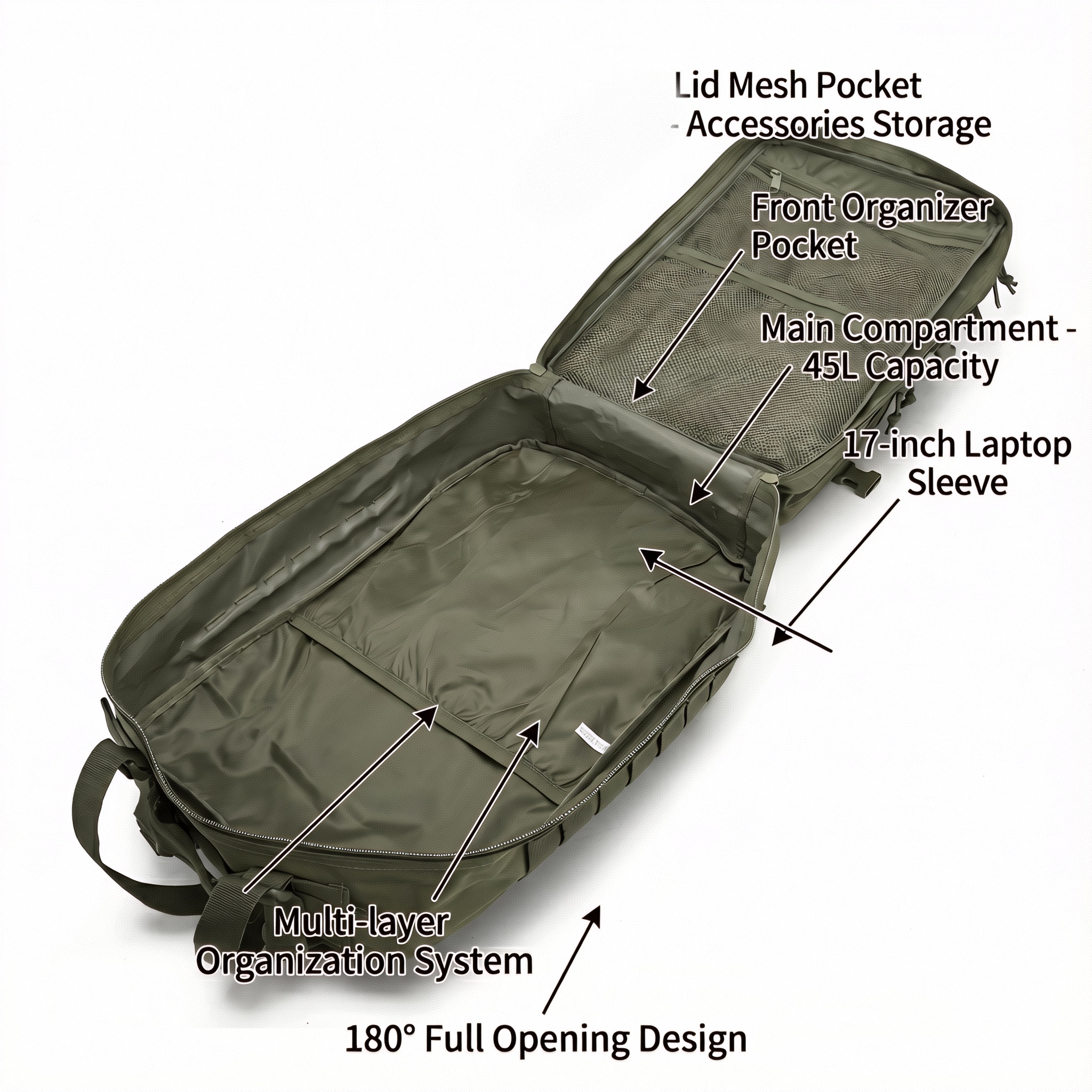 Men 45L Tactical Backpack Moll - đánh giá và giá Edc Everyday Carry Bag