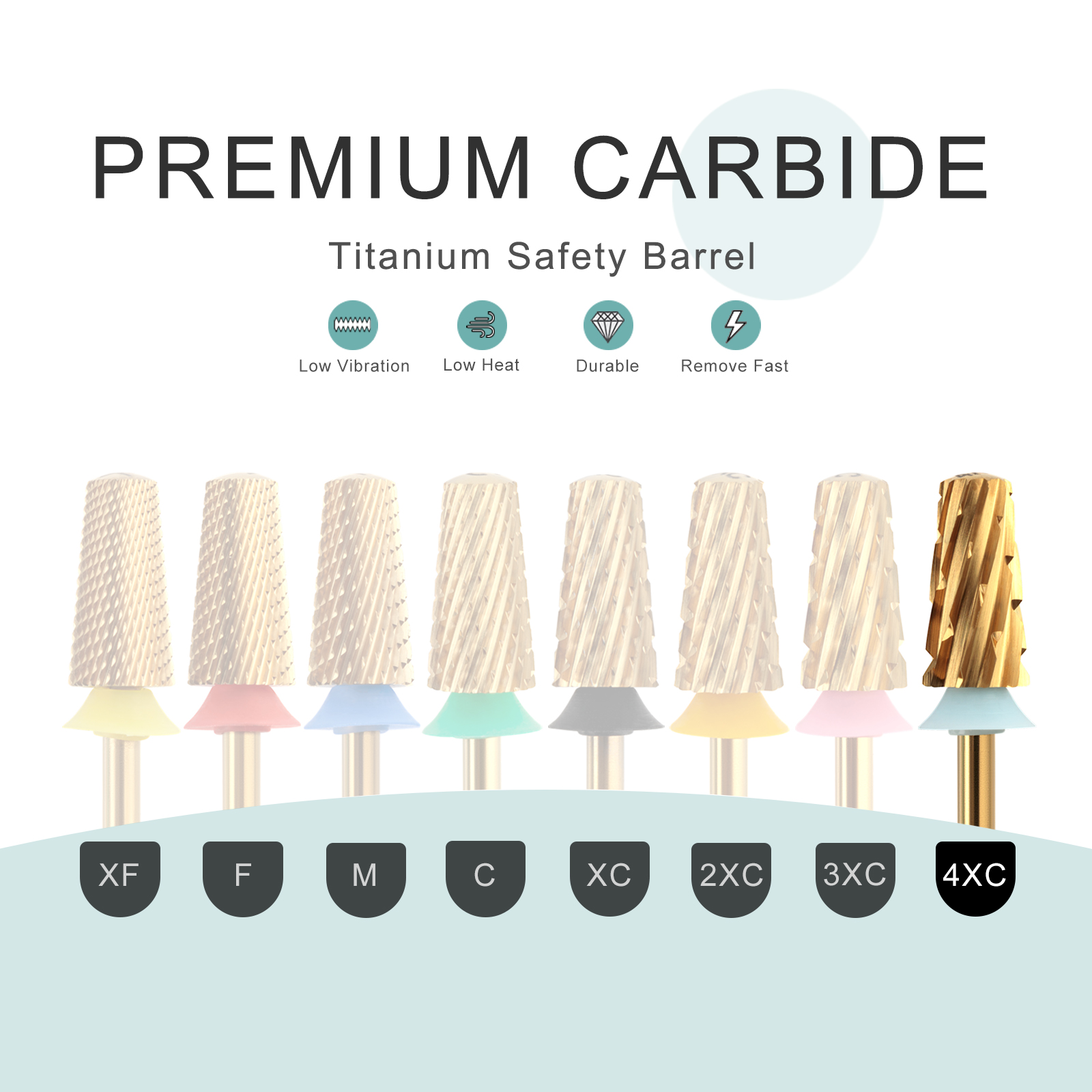 HYTOOS 4XC Titanium Tapered Na - đánh giá và giá Nail File Titanium