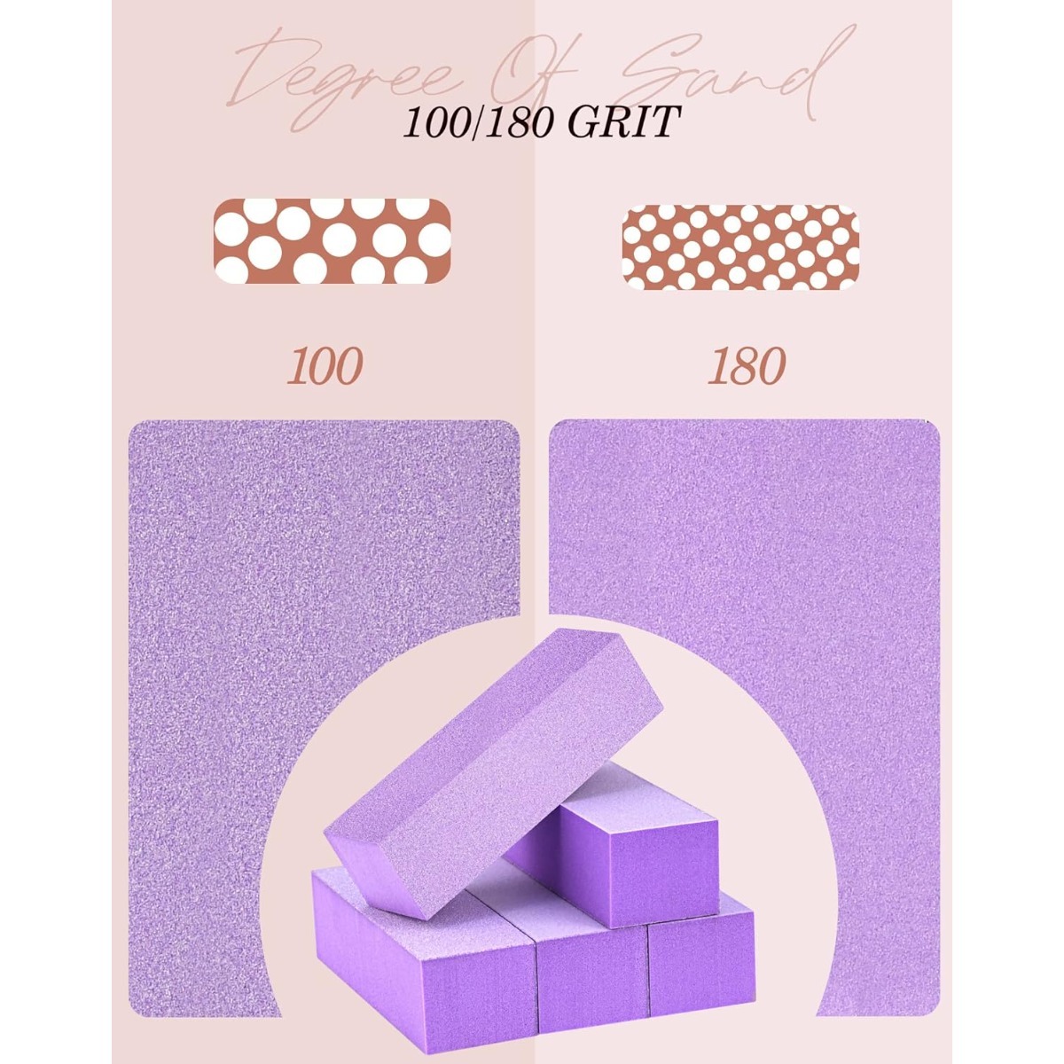 Maryton Nail Buffer Block, Med - đánh giá và giá Nail File Titanium