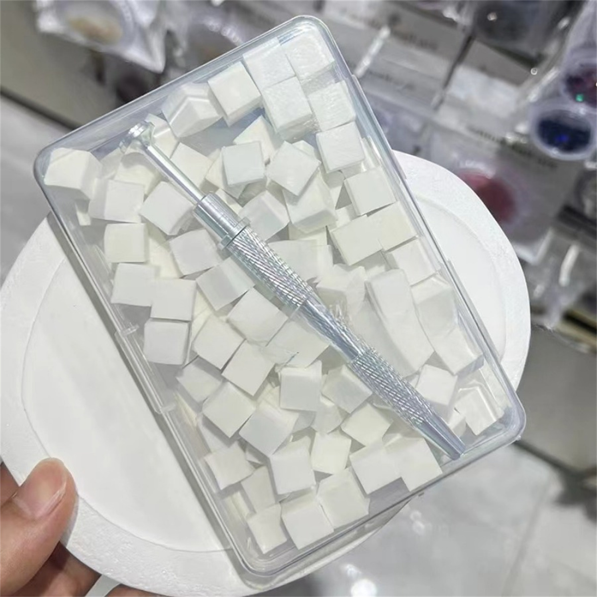 1set 100pcs Nail care gradual  - đánh giá và giá Nail File Titanium